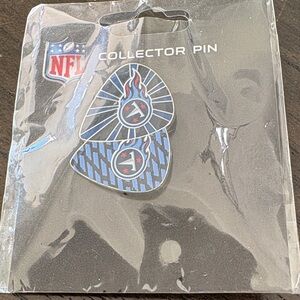 NFL Collector Pin with Blue and Black Design